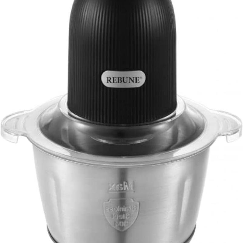 قطاعة خضراوات شريطية 350 واط من الفولاذ المقاوم للصدأ RE-2-099 (أسود)