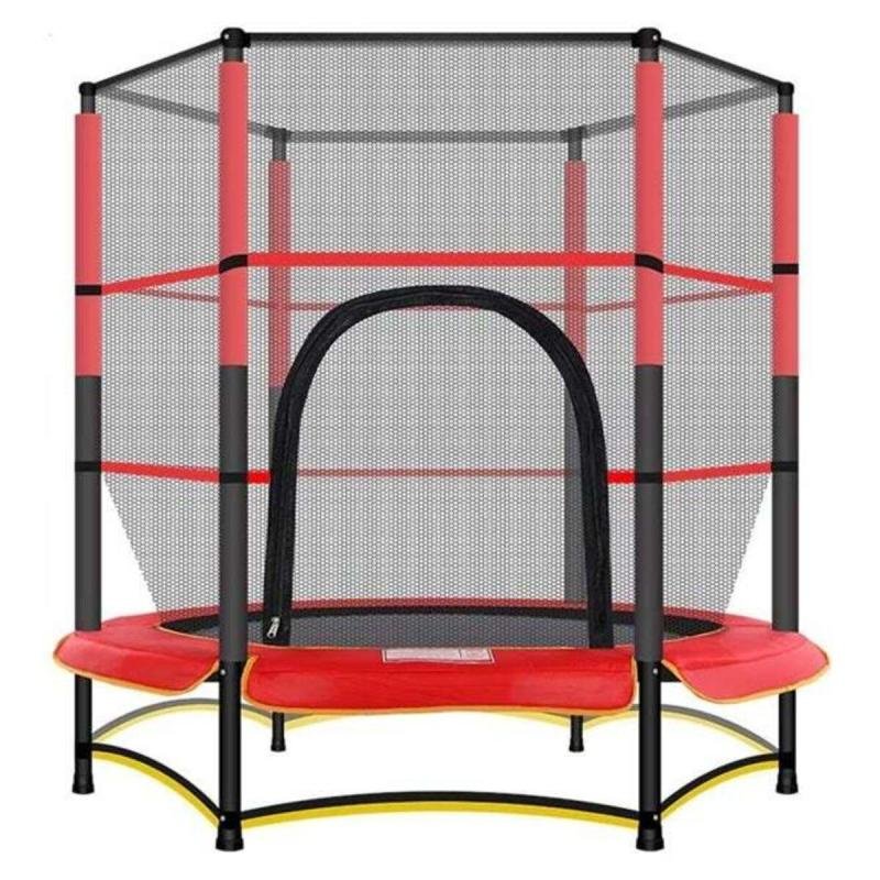 ترامبولين من 10 قطع مع شبكة أمان 1.6 × 1.4 متر