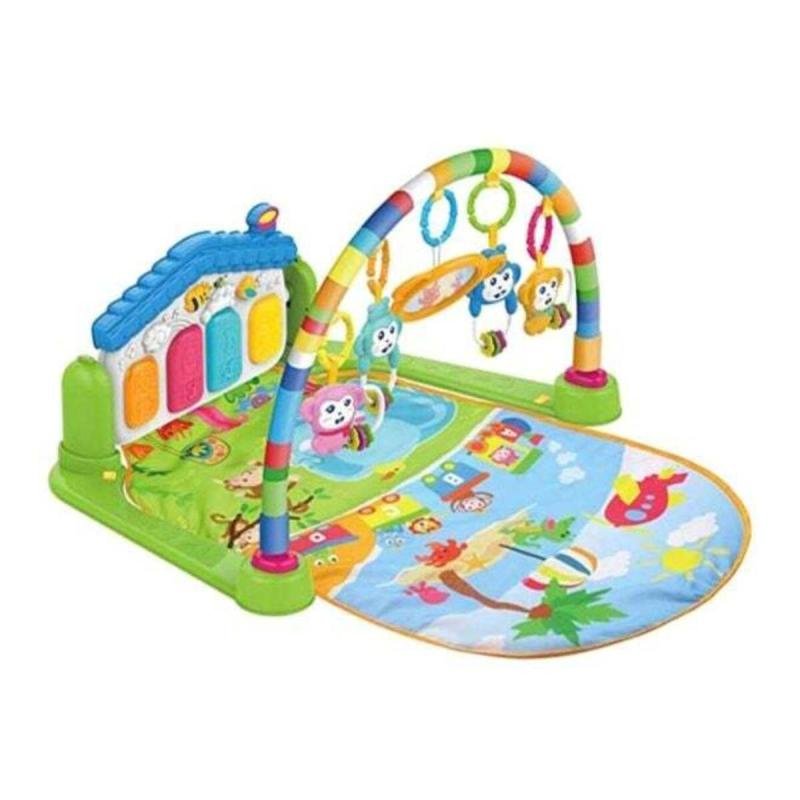 سجادة لعب بيانو للأطفال مع لعبة خشخيشة 84×45×65 سم