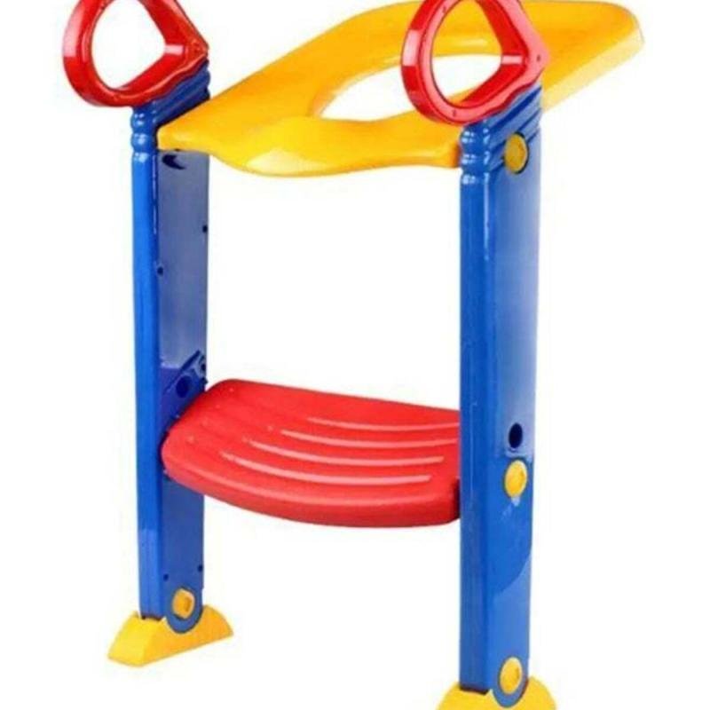 سلم مرحاض للأطفال خفيف الوزن وقابل للطي والحمل