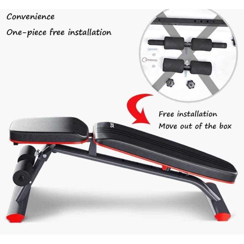 مقعد بنش للتمارين الرياضية قابل للضبط ومتعدد الوظائف 1201