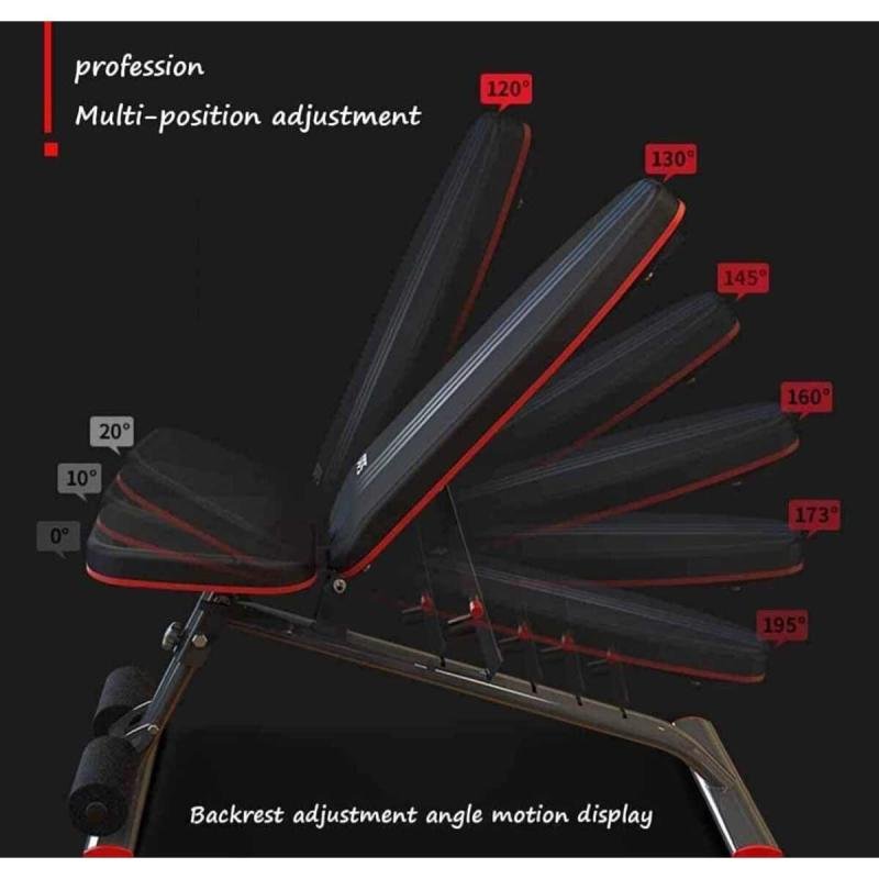 مقعد بنش للتمارين الرياضية قابل للضبط ومتعدد الوظائف 1201