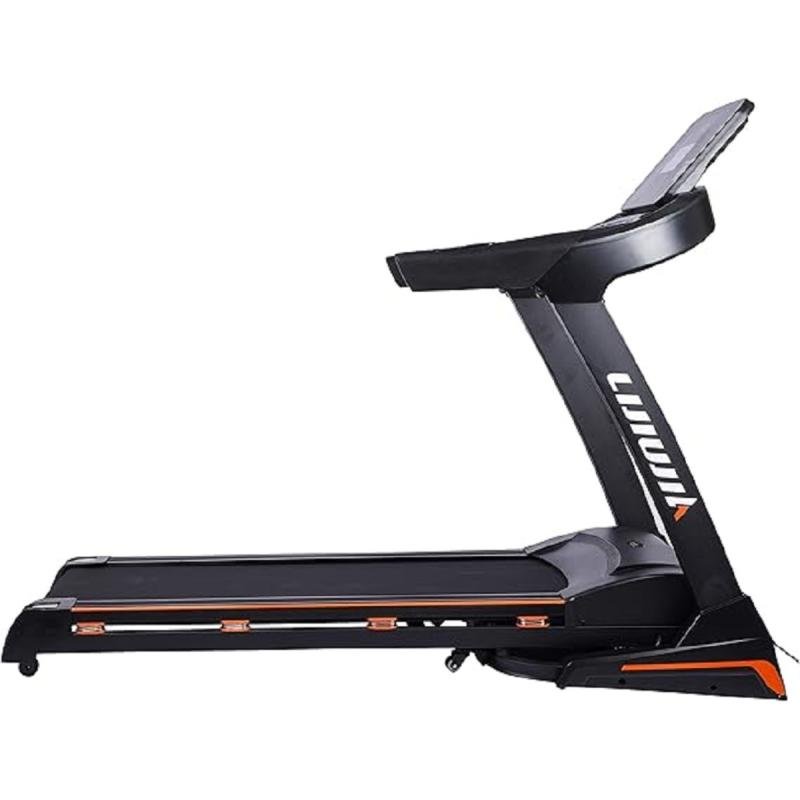 سير مشي قابل للطي بعجلات ، أقصى وزن 120 كجم ، محرك 3.5 حصان موديل 109A أسود