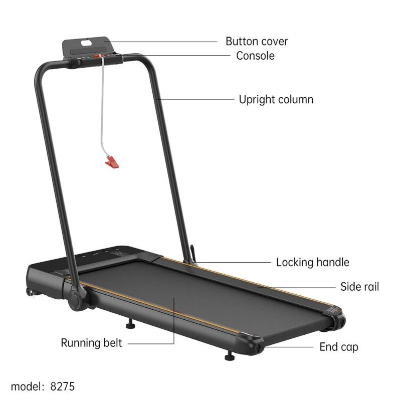 سير جري يتحمل 100كيلو,قوة 1.5 حصان مع وحدة تحكم عن بعد,سرعه من 1-10كم /ساعة موديل 8275