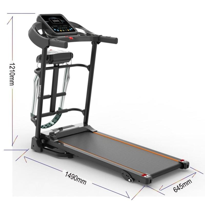 سير كهربائي بقوة تصل 1.5 حصان، يتحمل 90 كجم، 3 مستويات انحدار ،سطح جري 400 في 1200 ملم، 505D,مع مساج