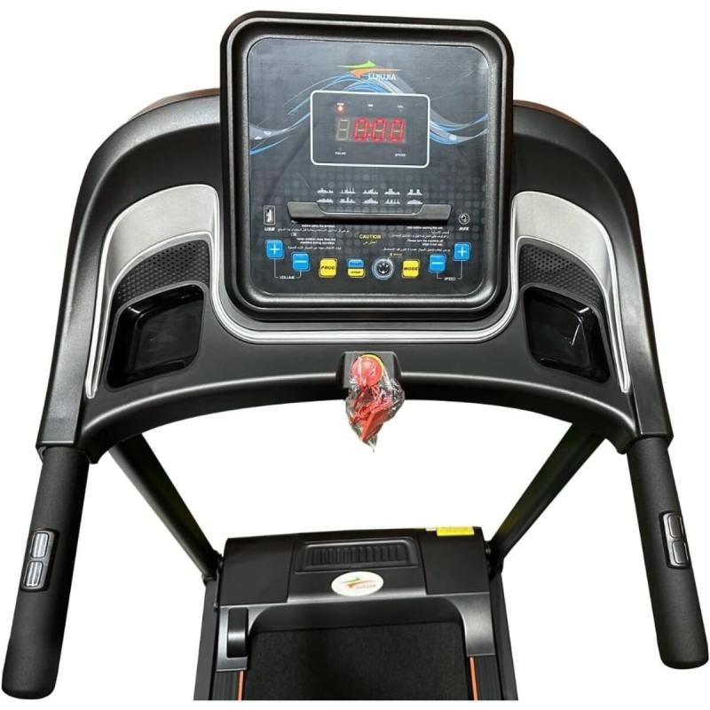 سير كهربائي بقوة تصل 1.5 حصان، يتحمل 90 كجم، 3 مستويات انحدار ، سطح جري 400 في 1200 ملم، 505A