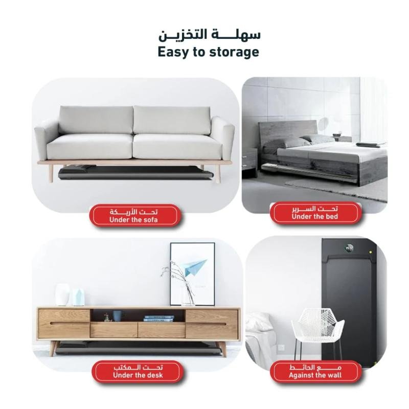 سير كهربائي بقوة تصل 1.5 حصان، يتحمل 90 كجم، 3 مستويات انحدار ، سطح جري 400 في 1200 ملم، 505A