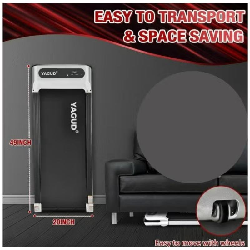 سير مشي كهربائي موديل 560A — خفيف، عملي، ومثالي للبيت مع ريموت تحكم