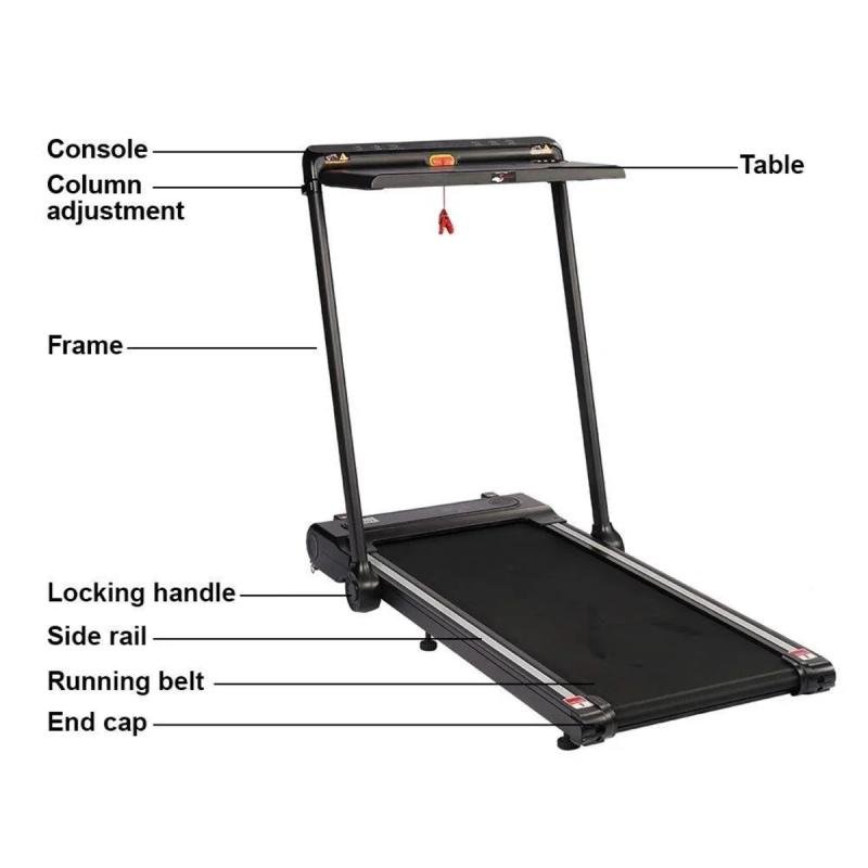 سير جري 2 في 1 قابل للطي بقوة 2.5 حصان – يتحمل حتى 120 كجم ,مساحة جري مميزة 105*44 سم - موديل 8300