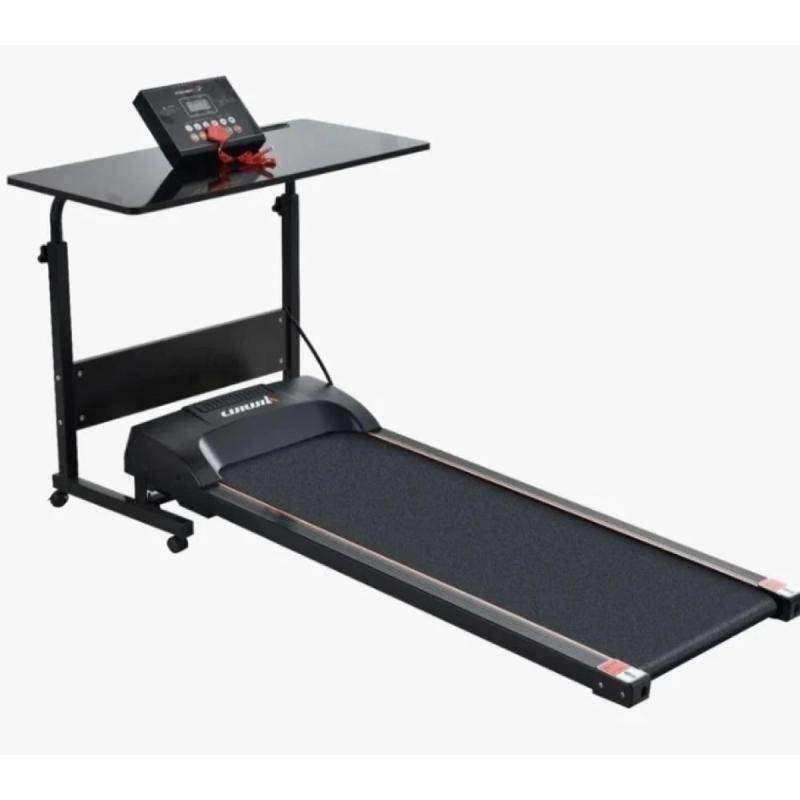 سير مشي كهربائي موديل 5050K – قوة 1 حصان | يتحمل حتى 100 كجم | سرعة حتى 8 كم/ساعة مع طاولة هدية