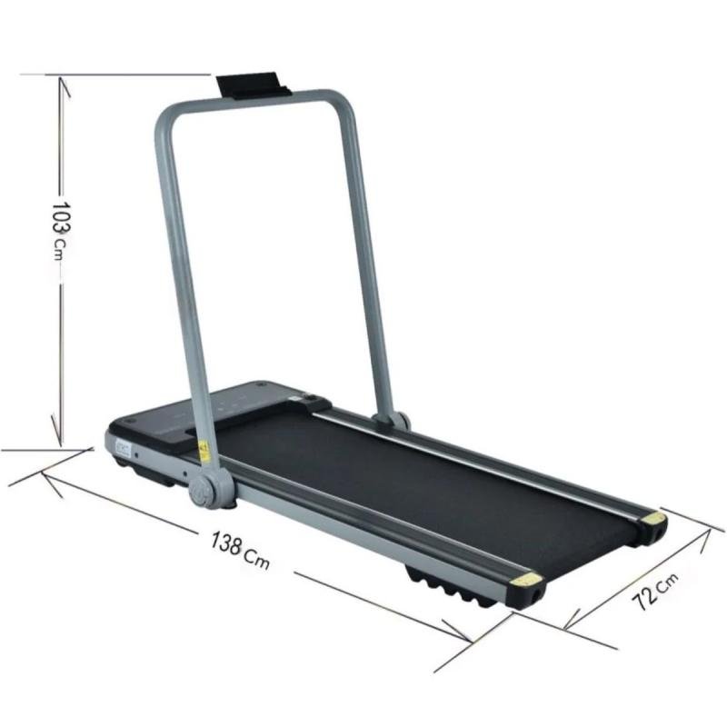 سير مشي كهربائي موديل 361A – قابل للطي، بلوتوث، شاشة ذكية | قوة 1 حصان – يتحمل حتى 100 كجم