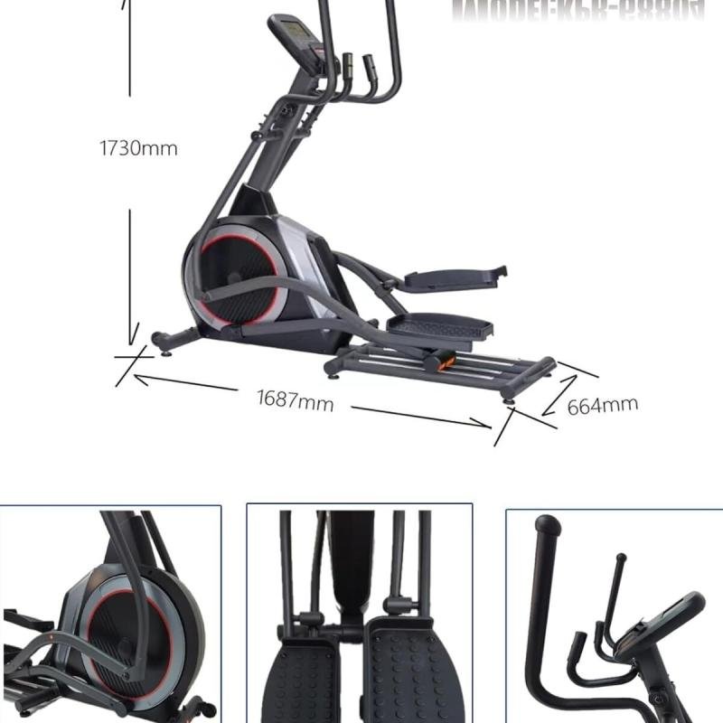 دراجة أوبتيكال مغناطيسية KPR68804 – عجلة دوران 9 كجم، أقصى وزن مستخدم 150 كجم