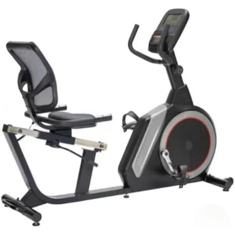 دراجة تمارين ثابتة مغناطيسية احترافية مع مسند للظهر