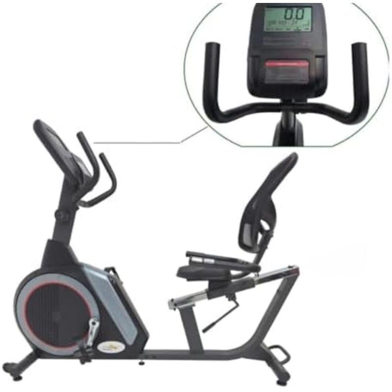 دراجة تمارين ثابتة مغناطيسية احترافية مع مسند للظهر