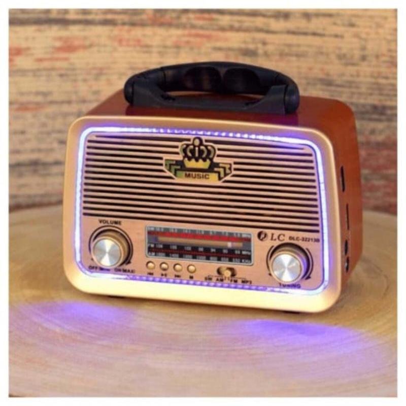 راديو محمول ومشغل موسيقى MP3 SW/AM/FM/USB