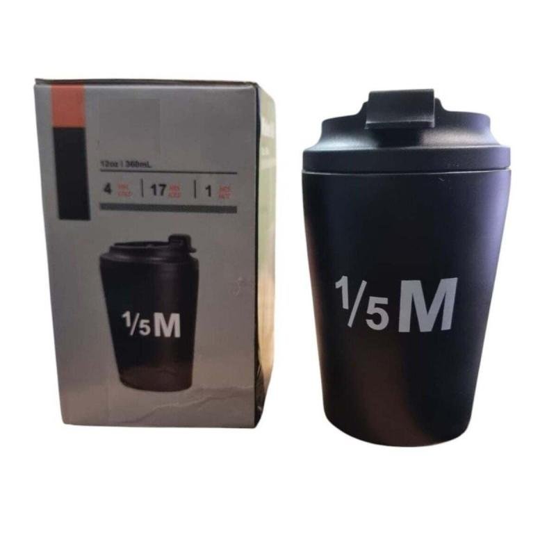 كوب قهوة للسفر مصنوع من الفولاذ المقاوم للصدأ معزول لحفظ المشروبات الساخنة والباردة للاستخدام في المنزل والمكتب والأماكن الخارجية