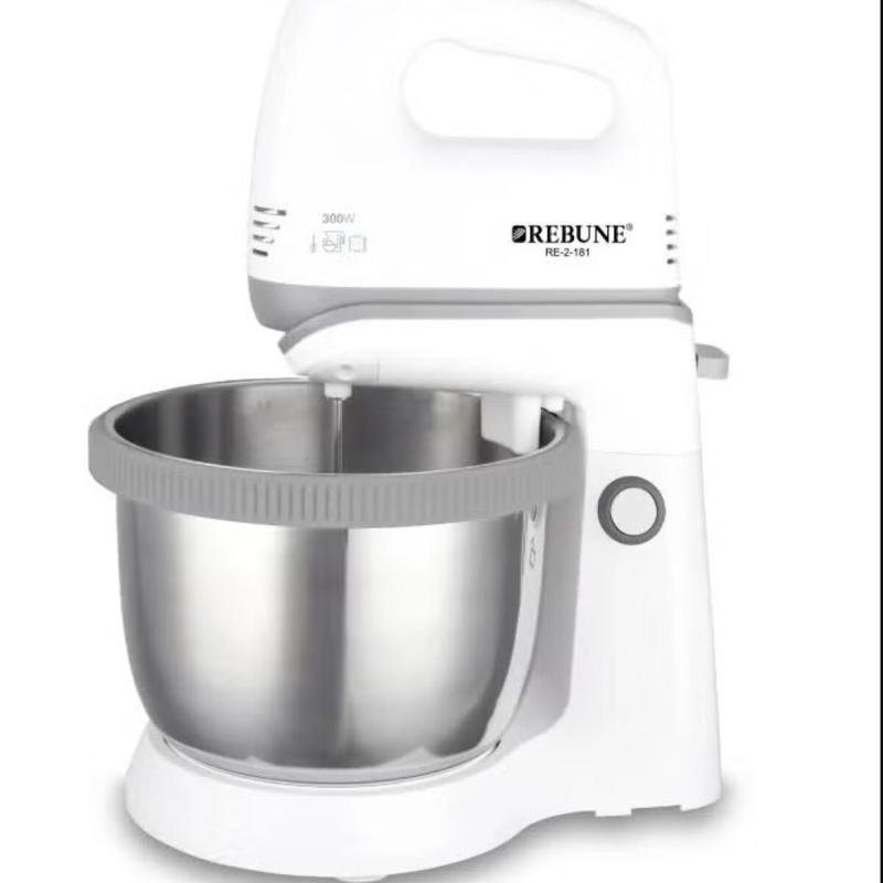 خلاط ومضرب بيض، 5 سرعات، 3.4 لتر، 300 واط RE-2-181 أبيض
