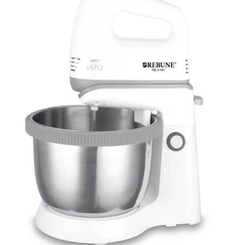 خلاط ومضرب بيض، 5 سرعات، 3.4 لتر، 300 واط RE-2-181 أبيض