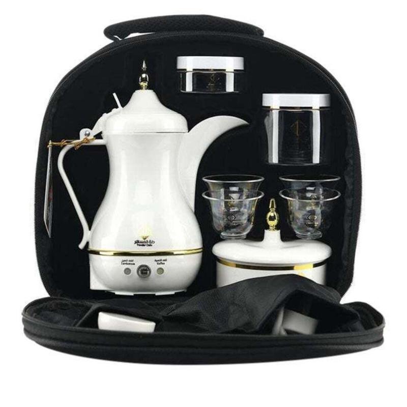 ماكينة تحضير القهوة العربية أرابادا ترافيلر 0.4 لتر JLR-170E3 أبيض