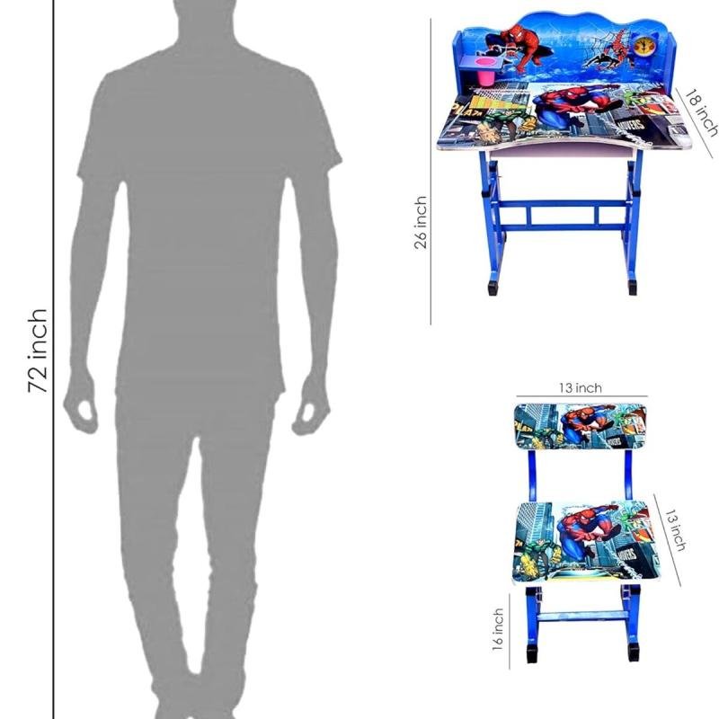 طاولة وكرسي دراسة للأطفال من خشب توبي للطفال والطلاب