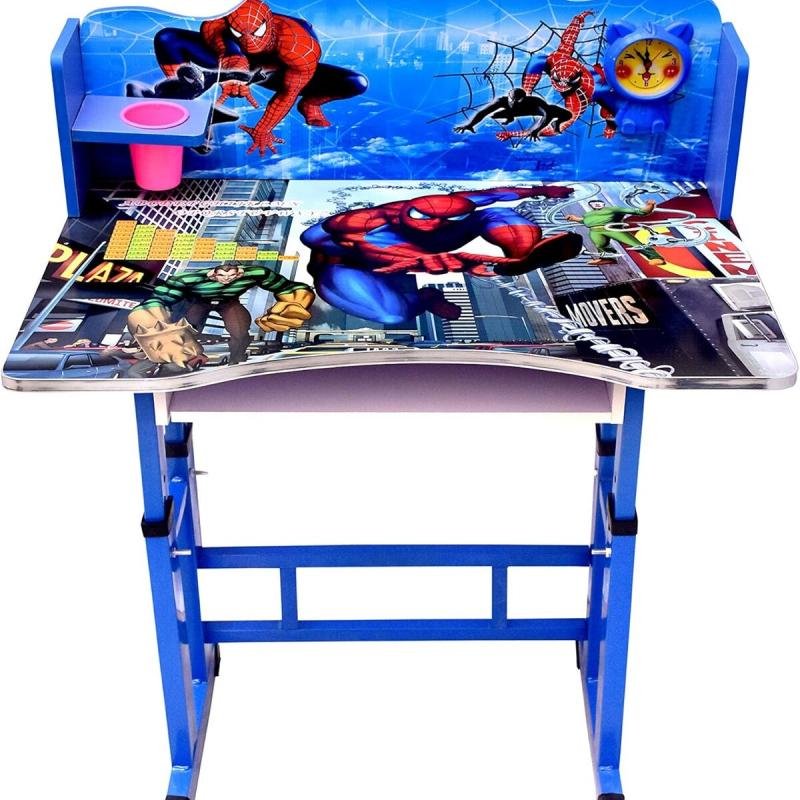 طقم طاولة وكرسي دراسة للأطفال من خشب توبي المصنوع يدويًا سبايدر