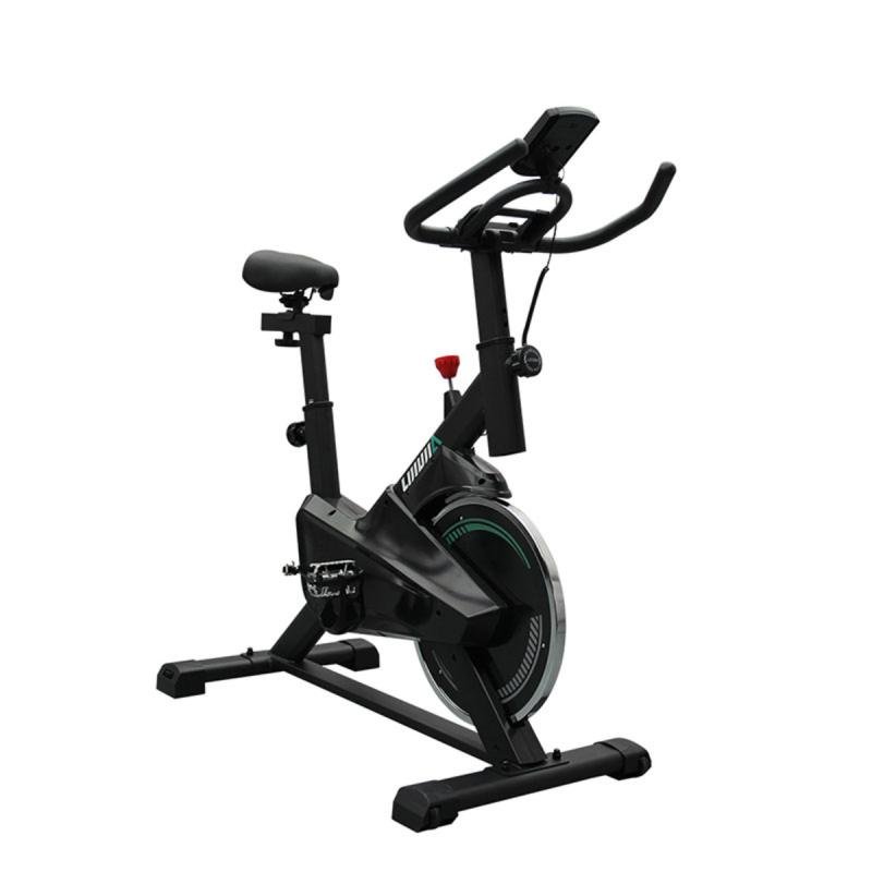 دراجة تمارين LJJ-806 تتحمل 120 كغ – شاشة عرض ذكية – مقعد مريح – مقاومة متغيرة – للتمارين المنزلية