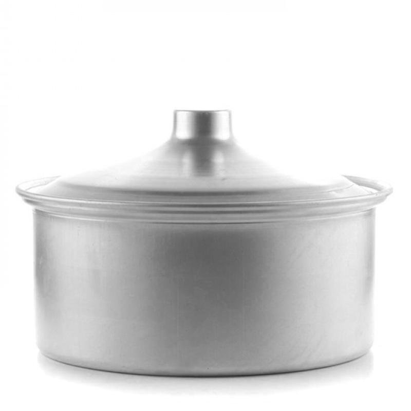 مجموعة من 6 أواني ألومنيوم صغيرة صناعة باكستانية مقاس 0.5/1/2/3/4/5 لتر (14/16/18/19/20/22 سم)