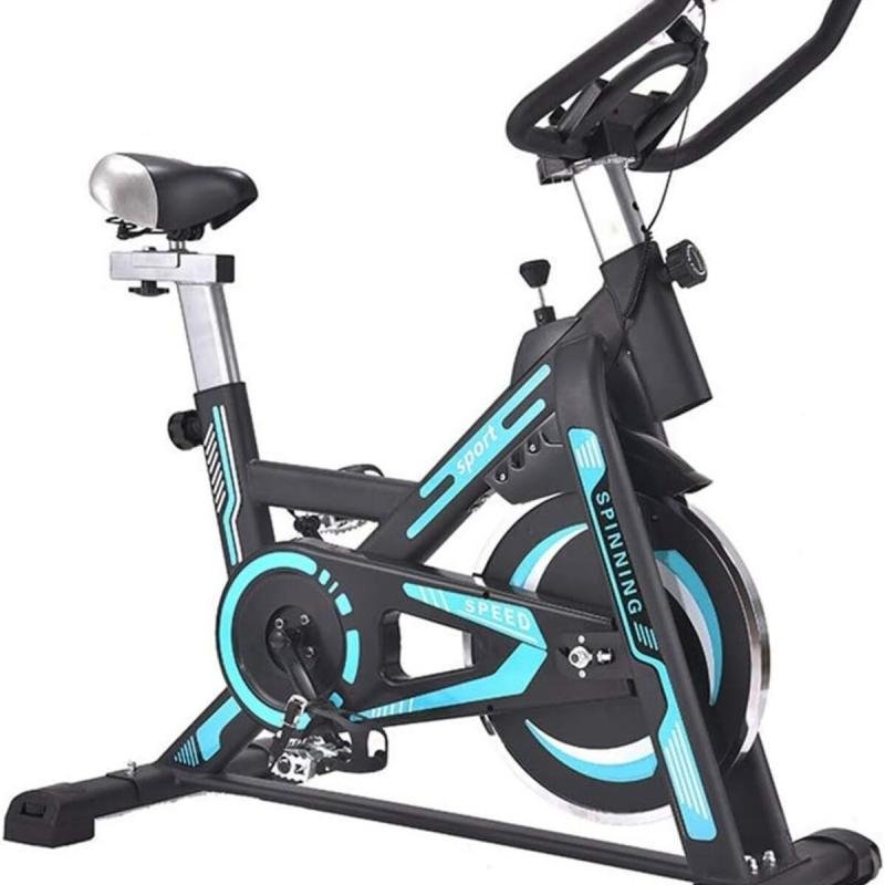 دراجة تمارين مغناطيسية HC003 – تتحمل 120 كجم، 8 مستويات مقاومة، شاشة متعددة الوظائف