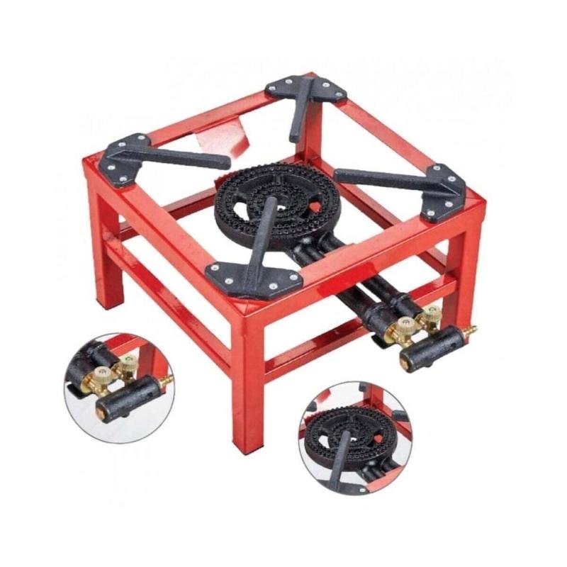 موقد غاز ذو شعلة واحدة ومفتاحين للرحلات والتخييم