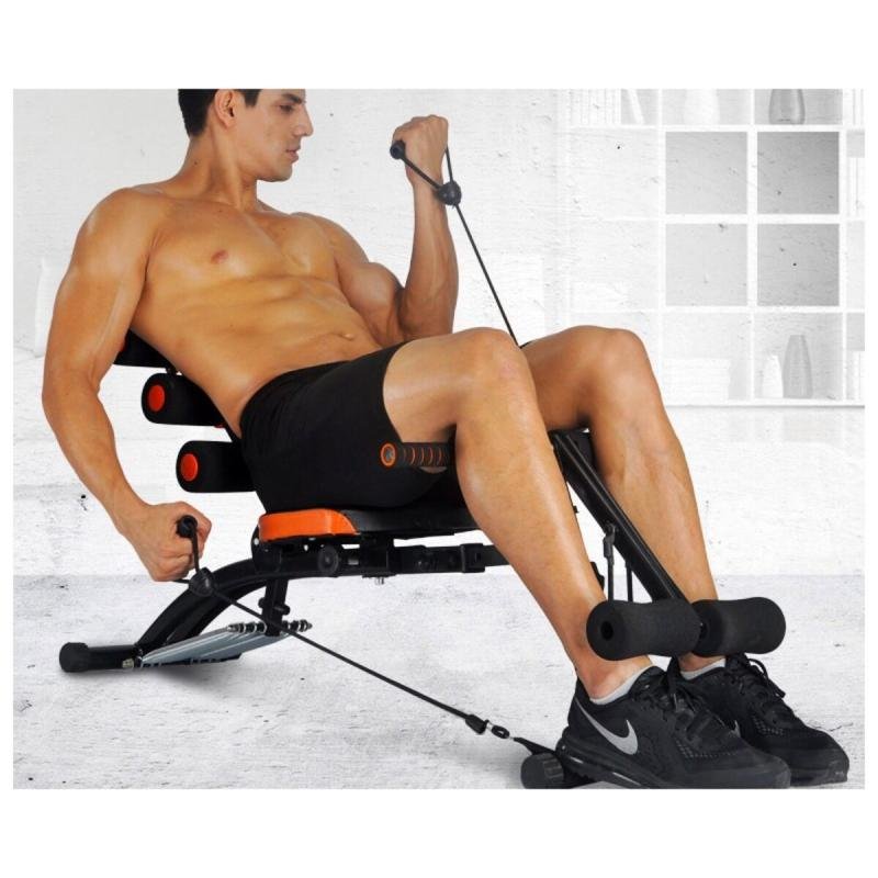 جهاز لتمارين البطن والخصر – بنش شد البطن متعدد الوضعيات للمنزل واللياقة البدنية