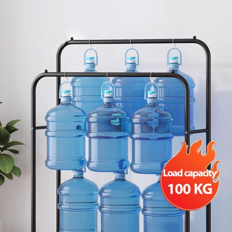 حامل ملابس مستقل مزدوج القطب من dida-cosmos لغرفة النوم، أسود ‎56 × 110 × 150 سم