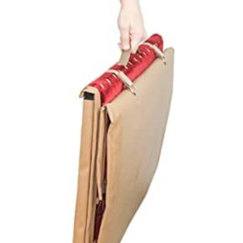 كرسي أرضي تقليدي قابل للطي مع مسند ذراع ومسند ظهر قابلين للتعديل