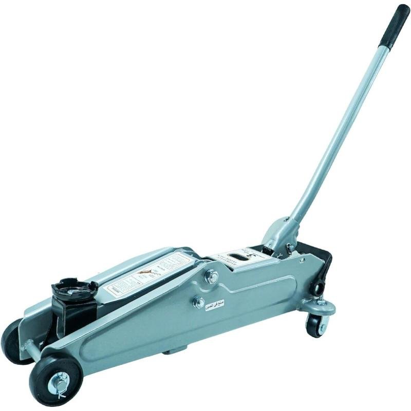 🔧 رافعة هيدروليكية أرضية – قوة 3 طن (6000 باوند) مع حقيبة تخزين – لون رمادي