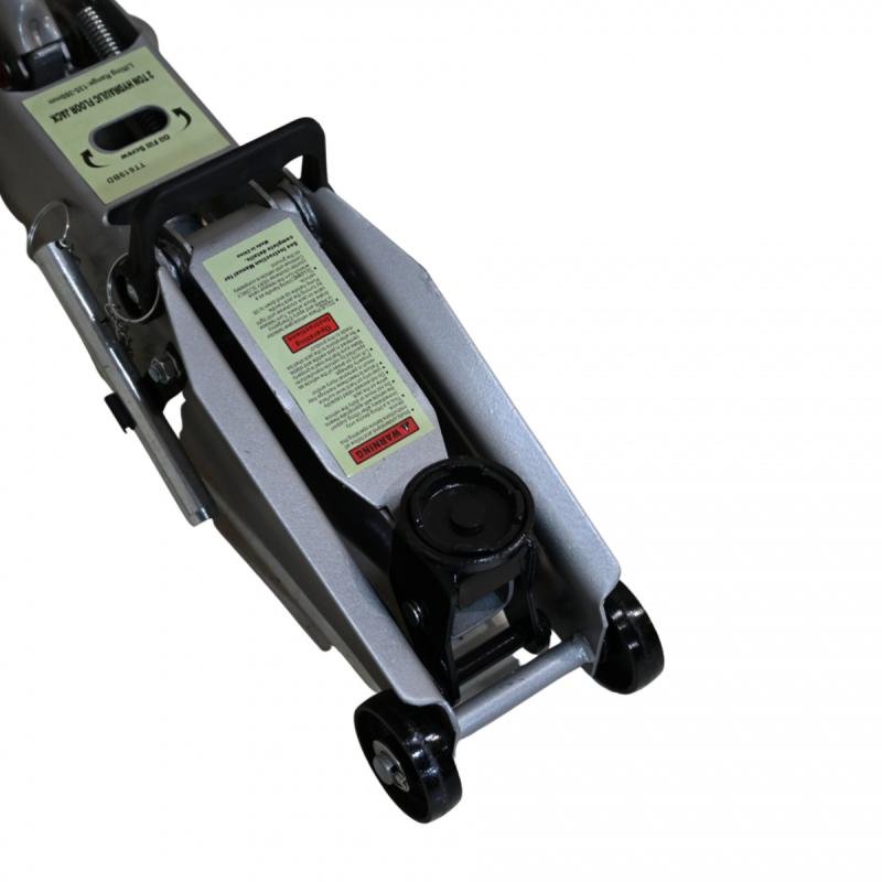 🔧 رافعة هيدروليكية أرضية – قوة 3 طن (6000 باوند) مع حقيبة تخزين – لون رمادي