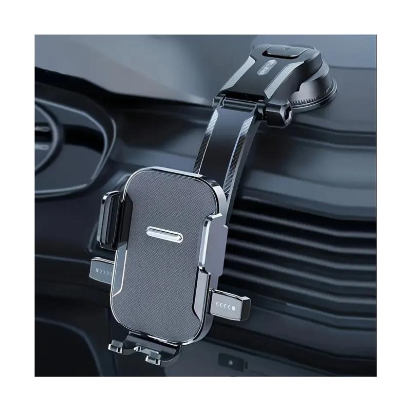 Suction cup car phone holder,attached to any surface, adjustable and 360 degree rotation