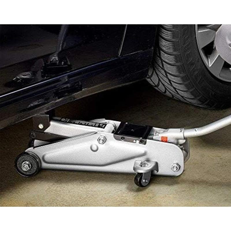 رافعة أرضية هيدروليكية - رافعة سيارة سعة 3 أطنان - رافعة عربة سعة 3 أطنان - رافعة استبدال إطارات السيارة - رمادي