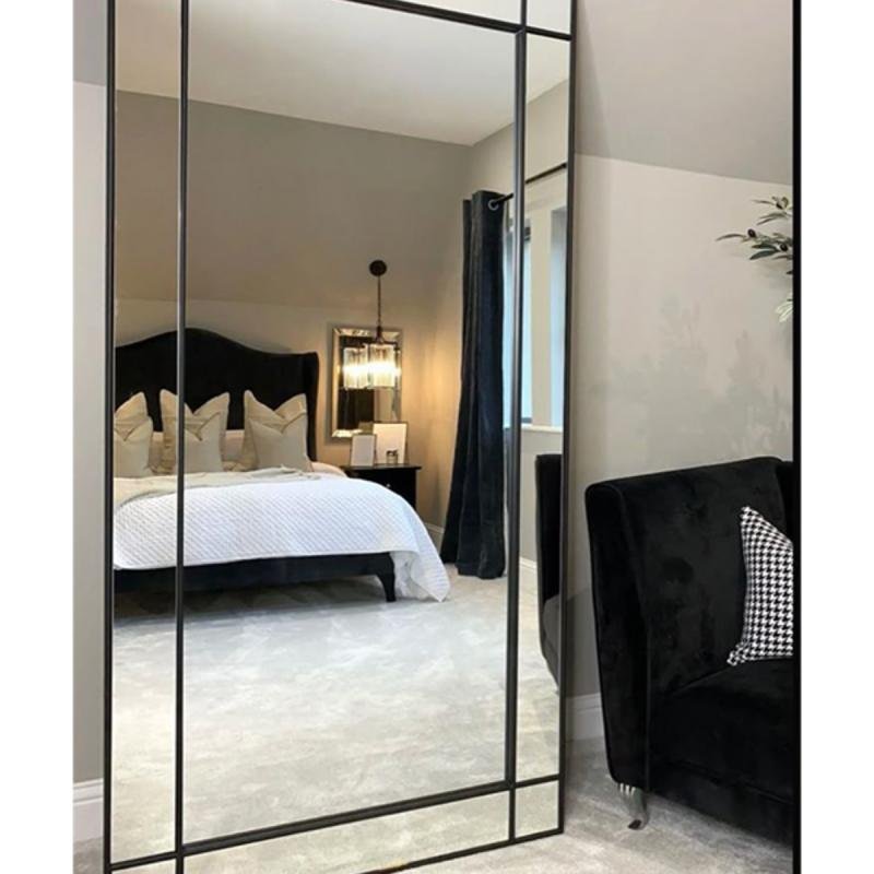 مرآة نافذة كلاسيكية بتصميم رائع مناسبة لغرفة المعيشة وغرفة النوم180*80سم