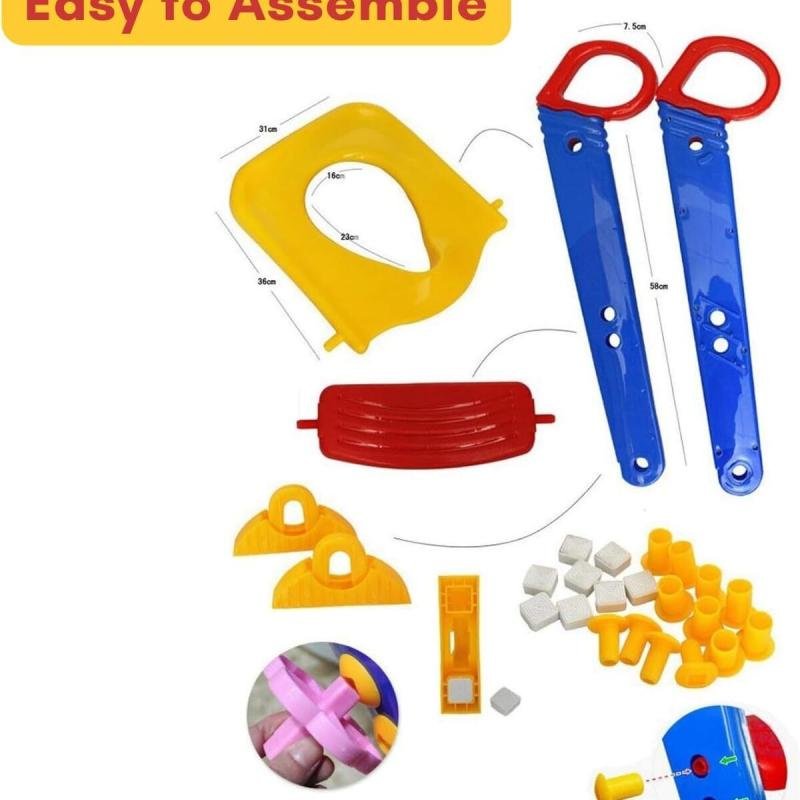 مقعد تدريب على استخدام المرحاض من HEXAR مع سلم متدرج