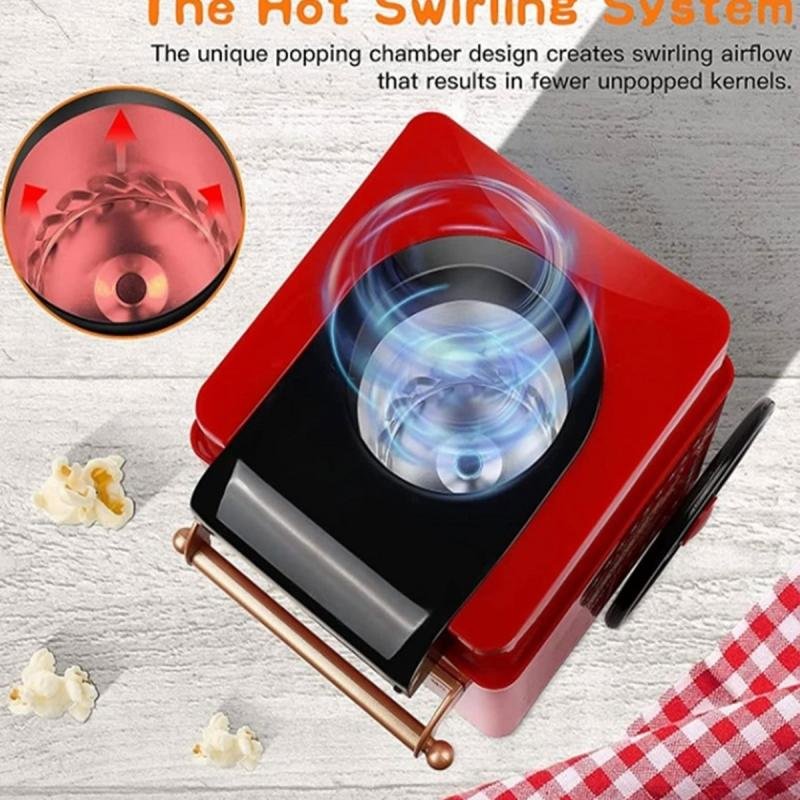 ماكينة صنع الفشار 1200 واط DLC PC148 أحمر/أصفر