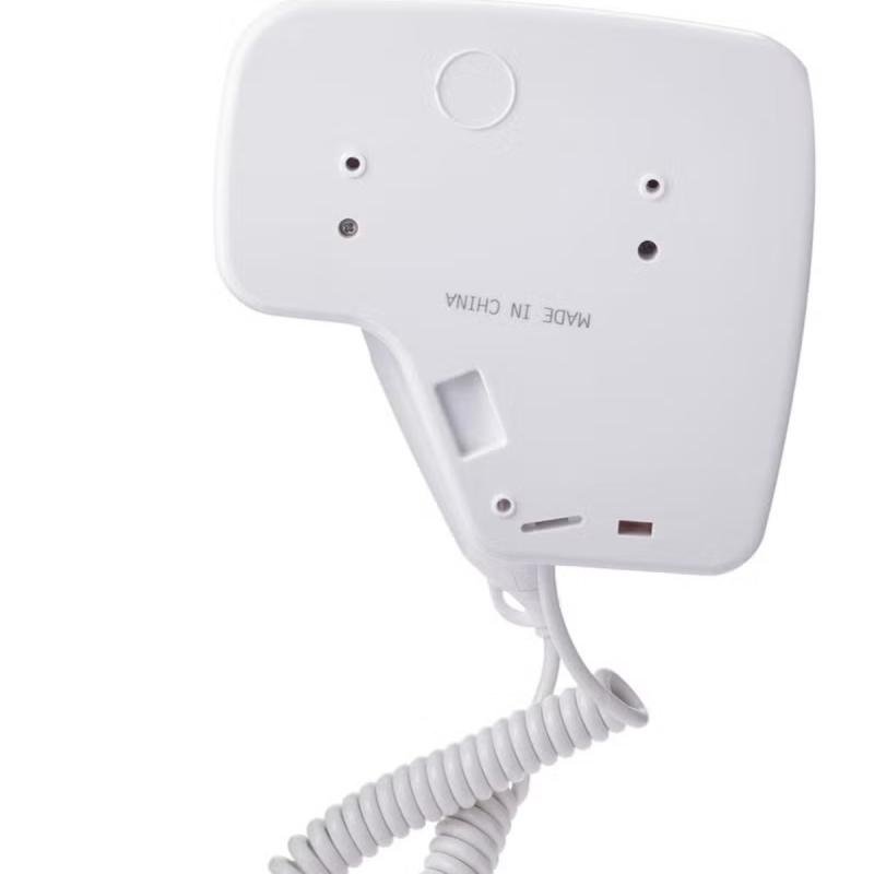 مجفف شعر مثبت على الحائط أبيض 1200 واط