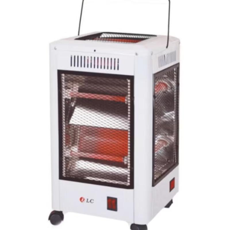 مدفأة كهربائية للغرفة بقوة 2000 واط DLC-R5834 أبيض/أسود