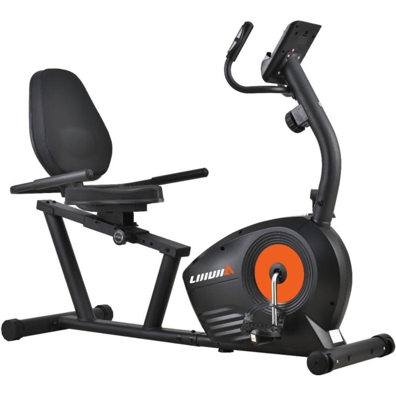 🚲 دراجة ثابتة مغناطيسية مع مسند ظهر – أقصى وزن 110 كجم – موديل BC-89033