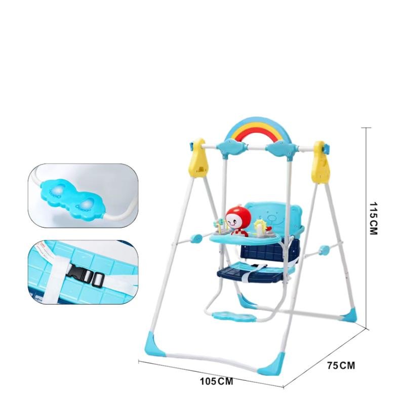 أرجوحة أطفال مع حامل وصينية