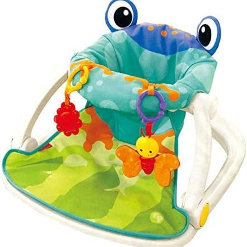 🧸 كرسي أرضي للأطفال مع ألعاب أنشطة – مريح وآمن للجلوس واللعب والتغذية