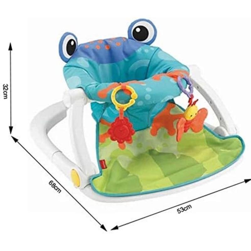 🧸 كرسي أرضي للأطفال مع ألعاب أنشطة – مريح وآمن للجلوس واللعب والتغذية