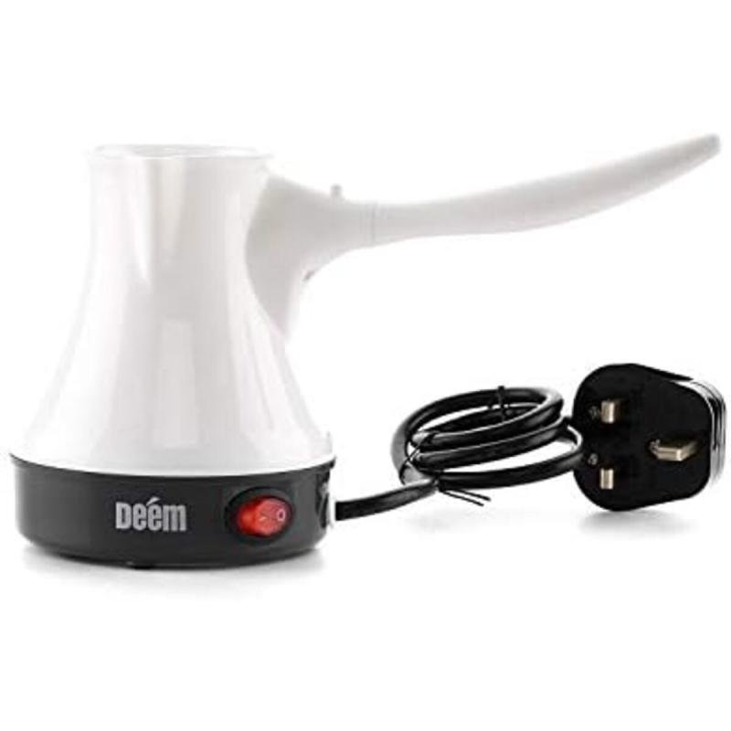 ☕ صانعة القهوة التركية من ديم – موديل JLR050C2 – بلاستيك أبيض