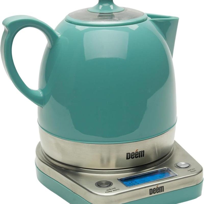 غلاية كهربائية لصنع الكرك من ديم – 1 لتر – فيروزي | تحضير سريع، طعم أصيل 1012A