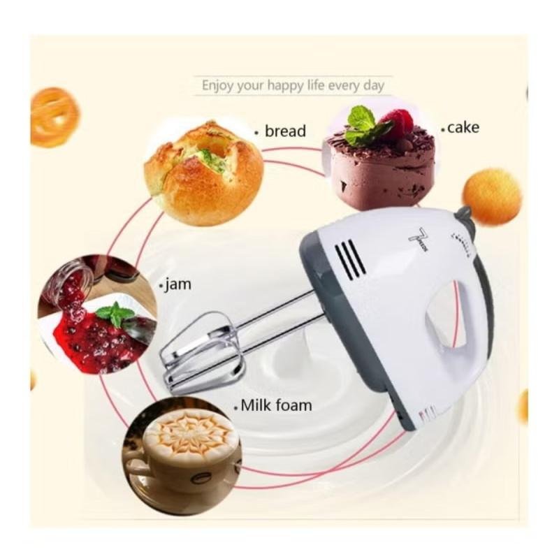 خلاط كهربائي صغير لخلط الطعام وخبز الكيك وخفاقة البيض