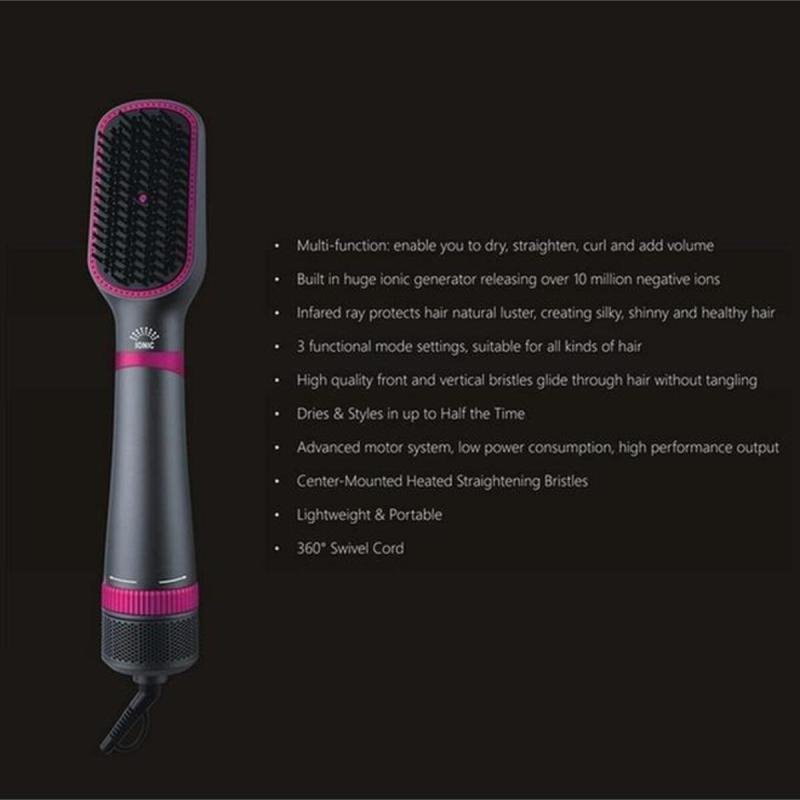 مصفف الشعر الاحترافي ذو الخطوة الواحدة من ريبون بقوة ١٣٠٠ واط - أسود وذهبي - RE-8888