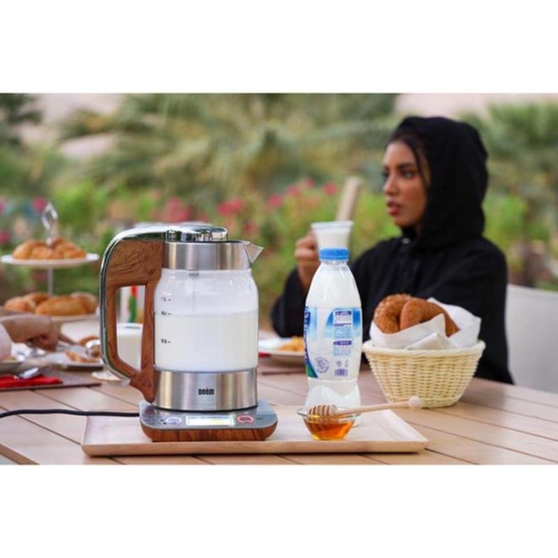 سخان حليب كهربائي 550 واط وبسترة متعدد الألوان 1.5 لتر AD-15MB01 من ديم
